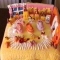 Cake with Edible art mrs-gingerbread